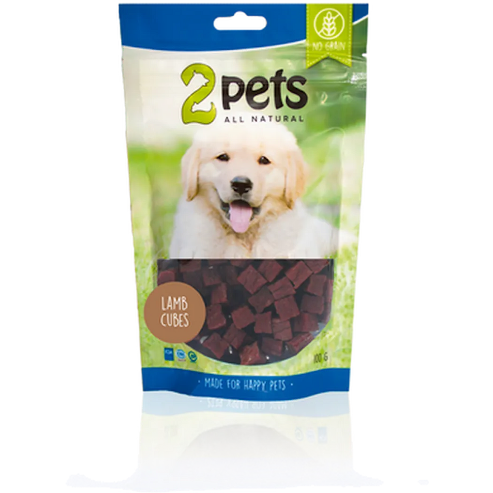 2pets Dogsnack Lamb Cubes