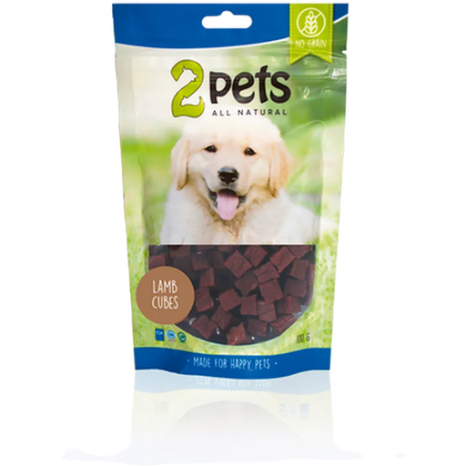 2pets Dogsnack Lamb Cubes