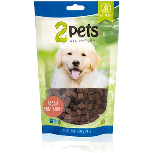 2pets Dogsnack MiniCubes Rabbit