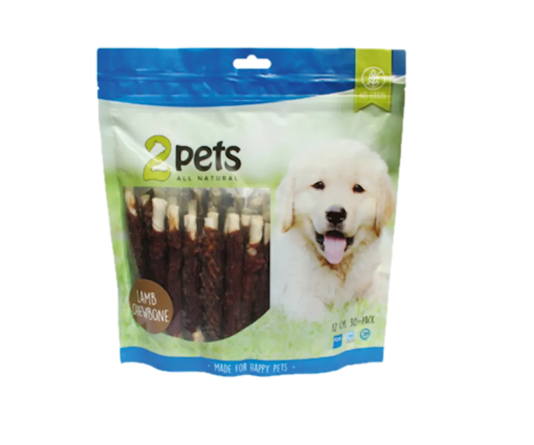 2pets Tuggpinne m lamm 12cm 30-pack, 400g