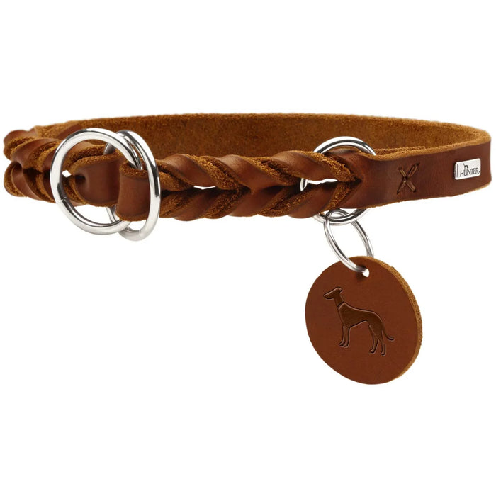 HUNTER Solid Education halsband halvstryp Cognac