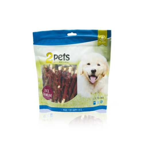 2pets Tuggpinne m ankfilé 12cm 30-pack, 400g x 10