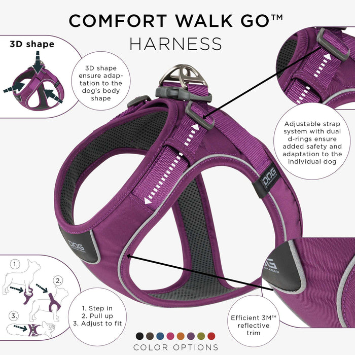 Dog Copenhagen Comfort Walk Go Harness Lila